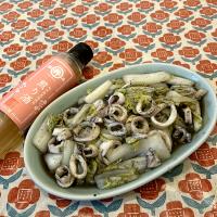 イカと白菜の炒め物「煎り酒」で